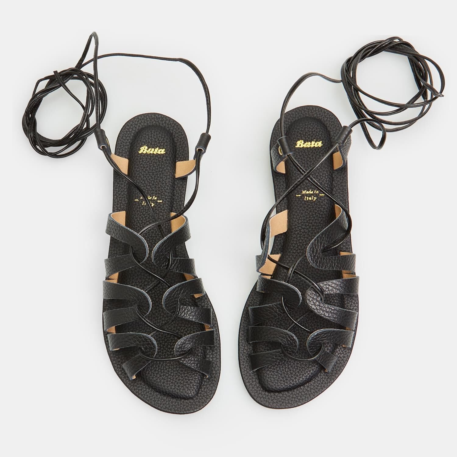 Bata Sandales Cuir Femme Modèle Été