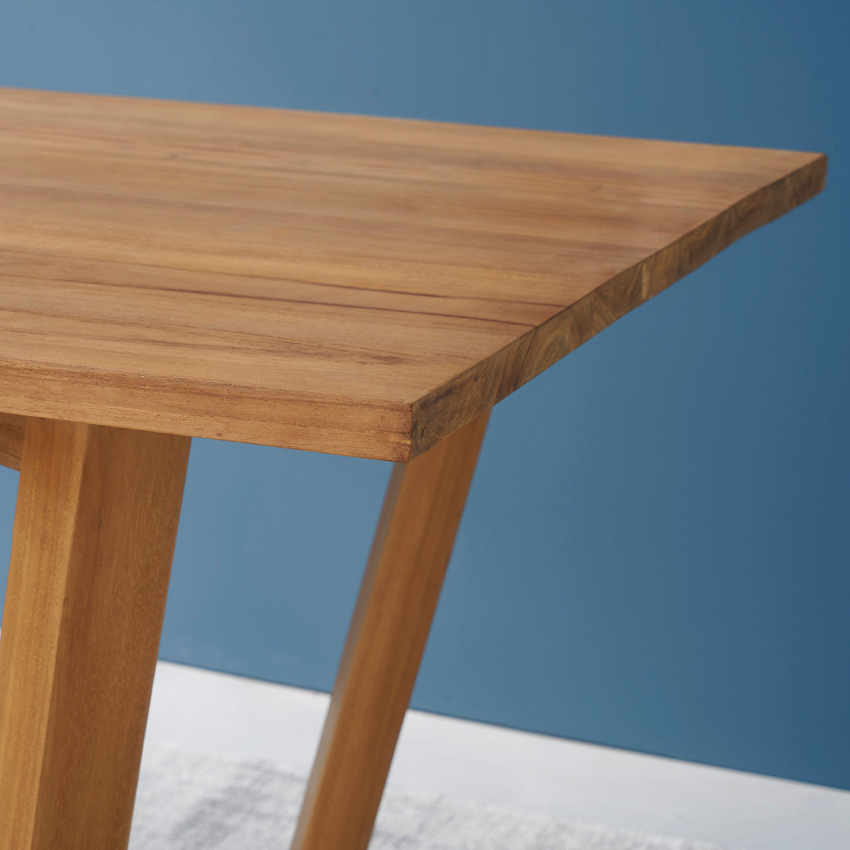 Berah Getah TRISTAN table en teck 6 personnes bois massif