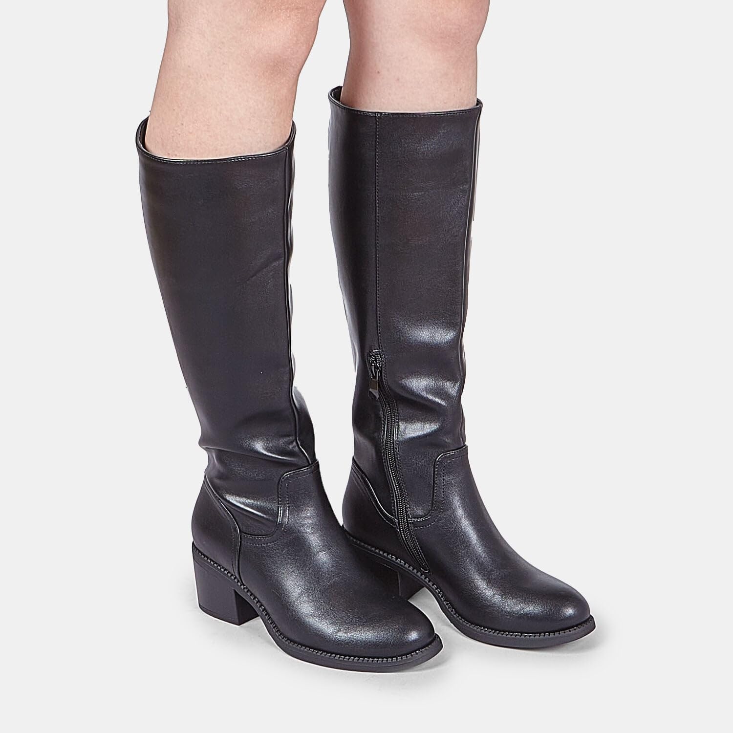 Bata Bottes hautes femme talon moyen confortables