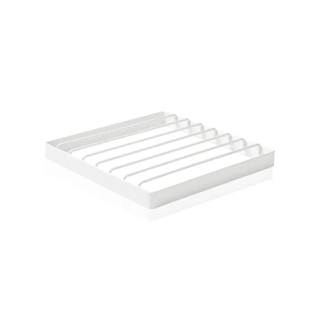 Andrea House Cocina dessous de plat métal blanc carré