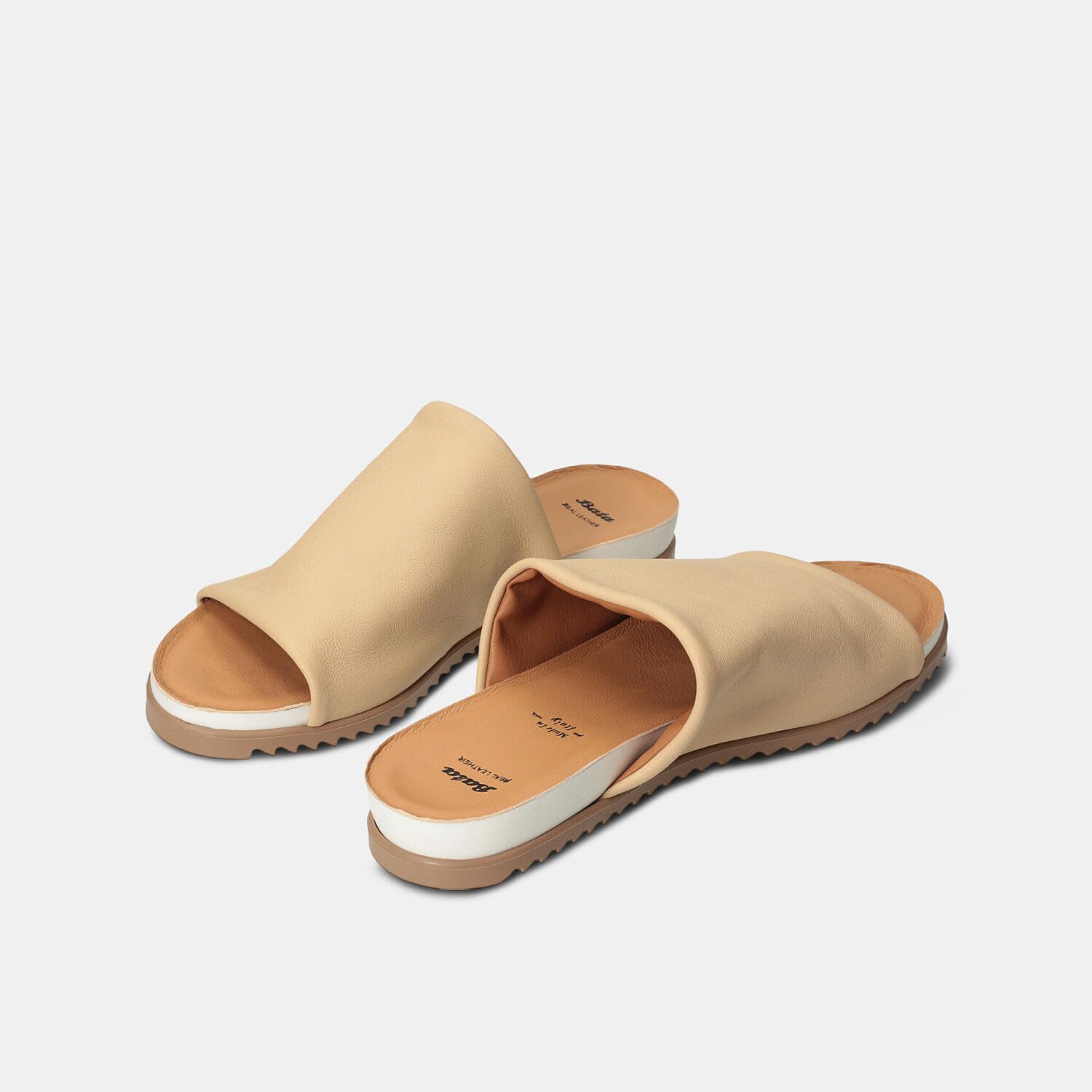Bata Mules femme cuir sandales confort