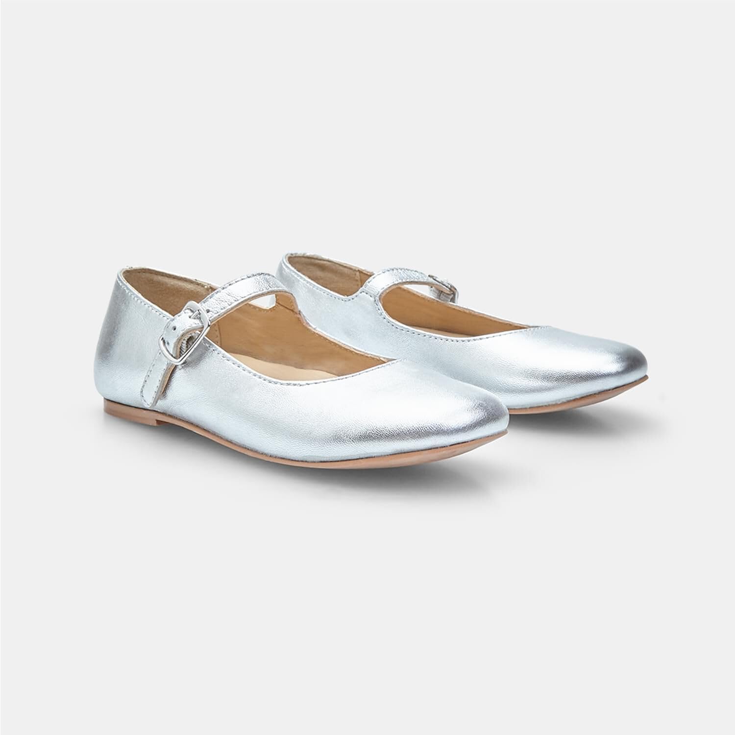 Bata Ballerines fille argentées 26 EU plates argent