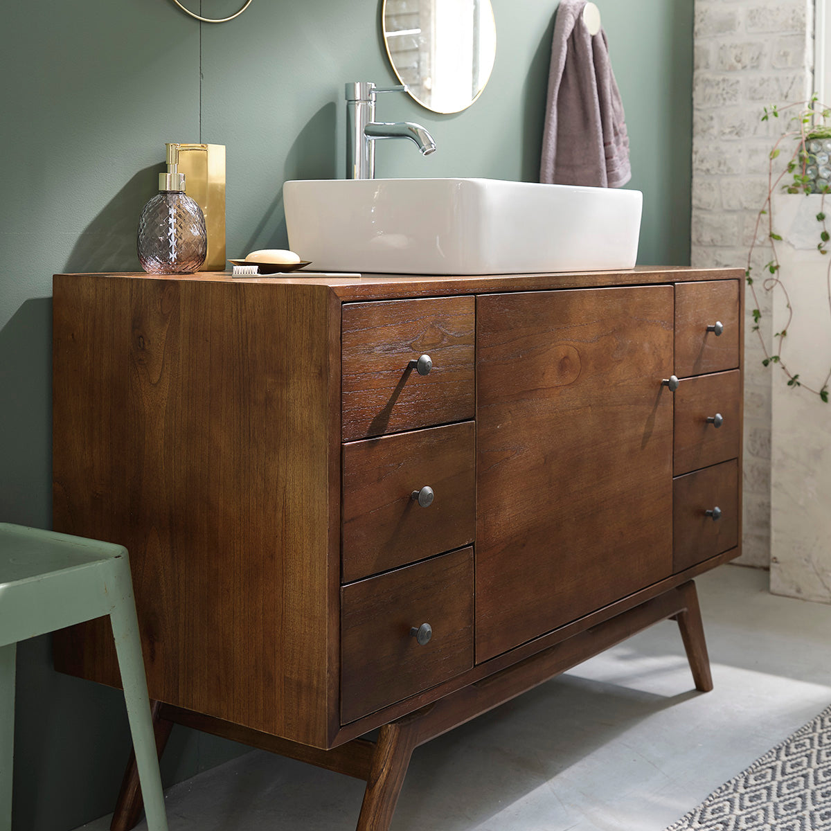 Berah Getah Emile meuble salle de bain mindi 100 cm