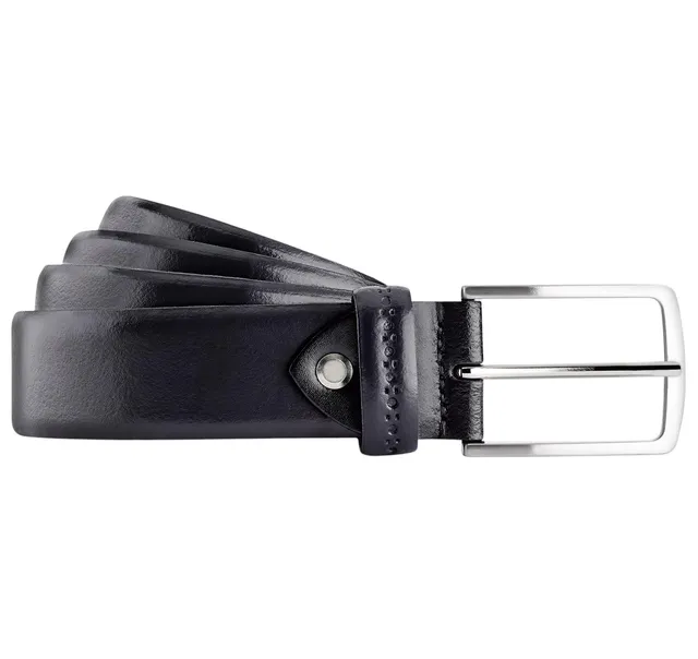 Bata Ceinture homme cuir bleu boucle argent