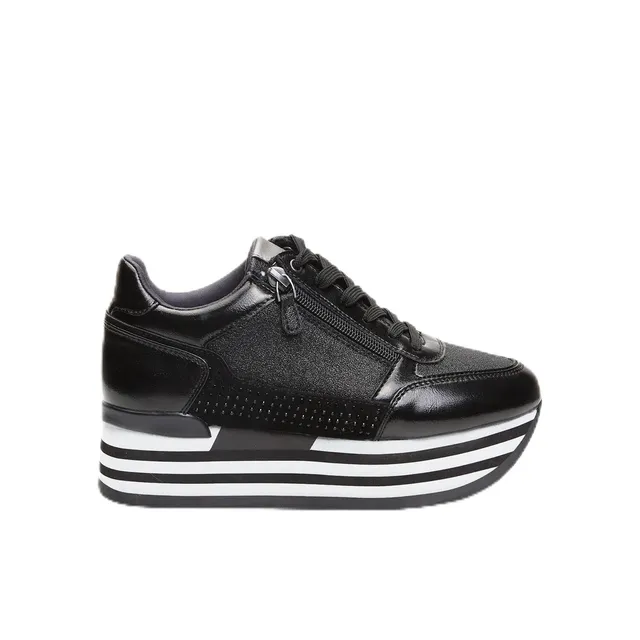Bata Sneakers Femme plateforme zip baskets compensées