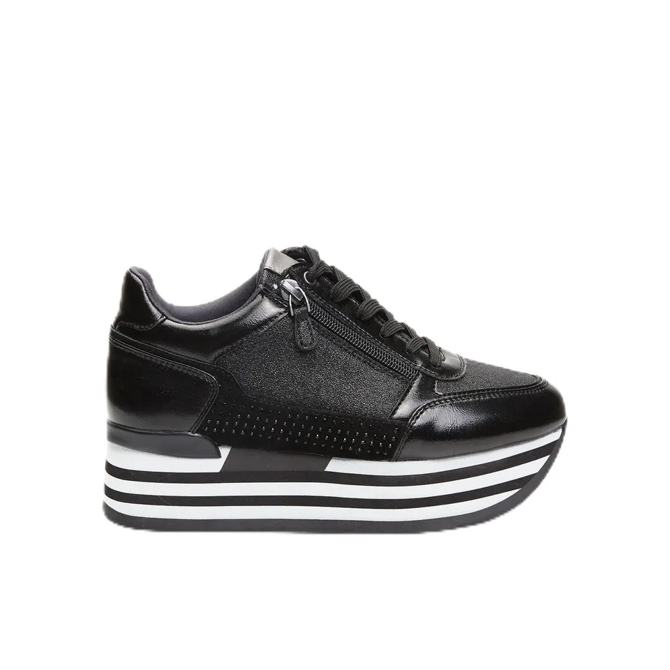 Bata Sneakers Femme plateforme zip baskets compensées