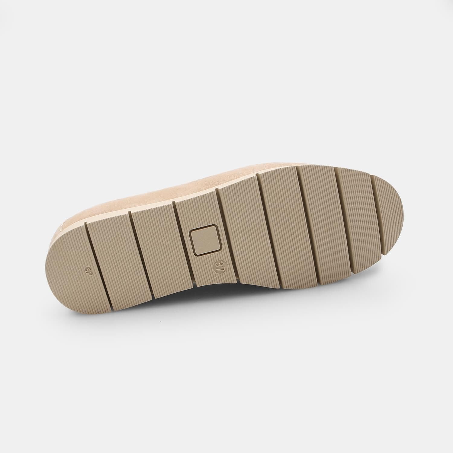 Bata Slip On mocassin femme daim confortable plat
