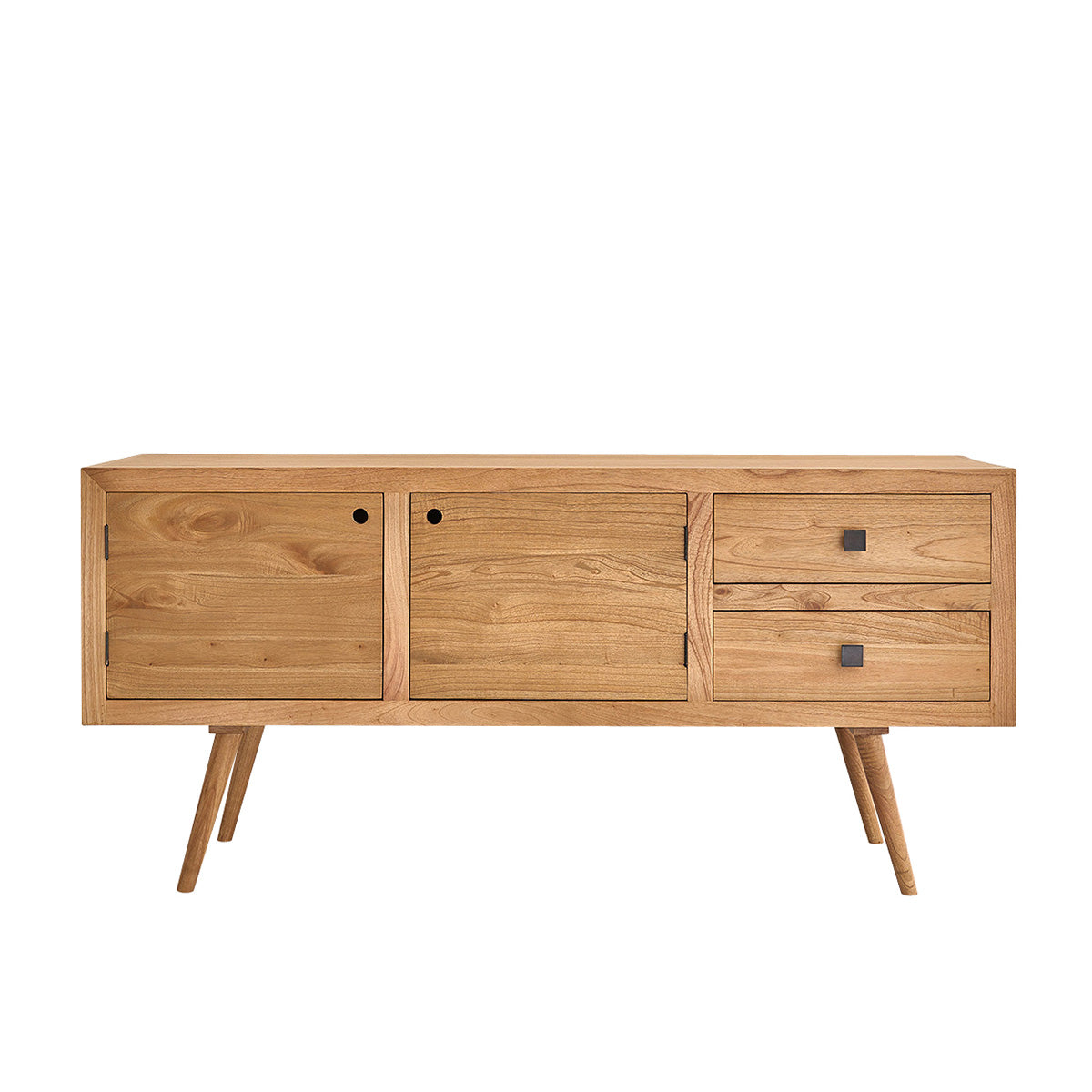 Berah Getah Sacha commode mindi massif 180 cm scandinave