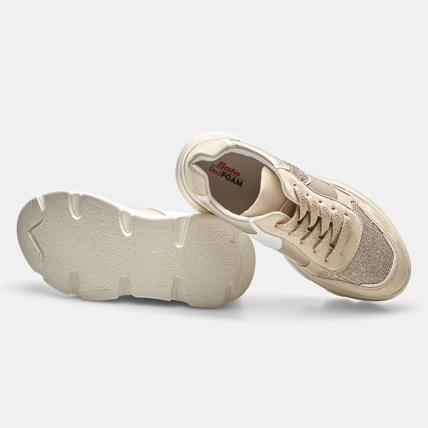 Bata Sneakers Femme Plateforme 3,5 cm – Baskets Confort