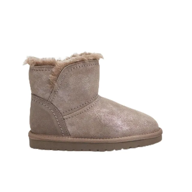 Bata Bottillons fille suède avec nœud