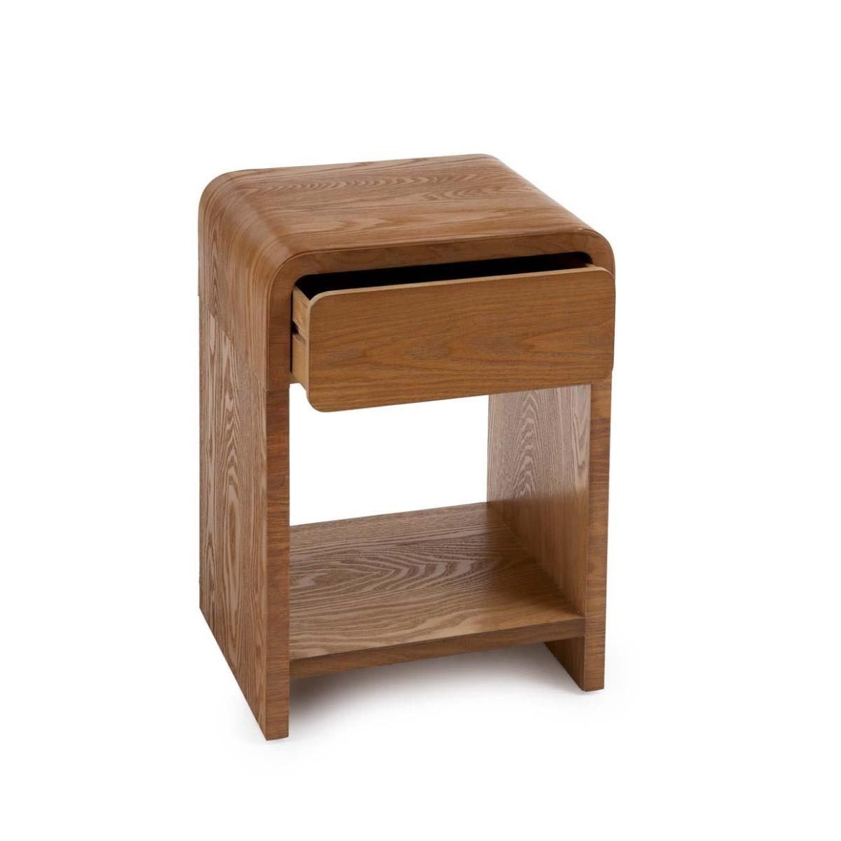 Andrea House MUEBLE table de nuit frêne foncé