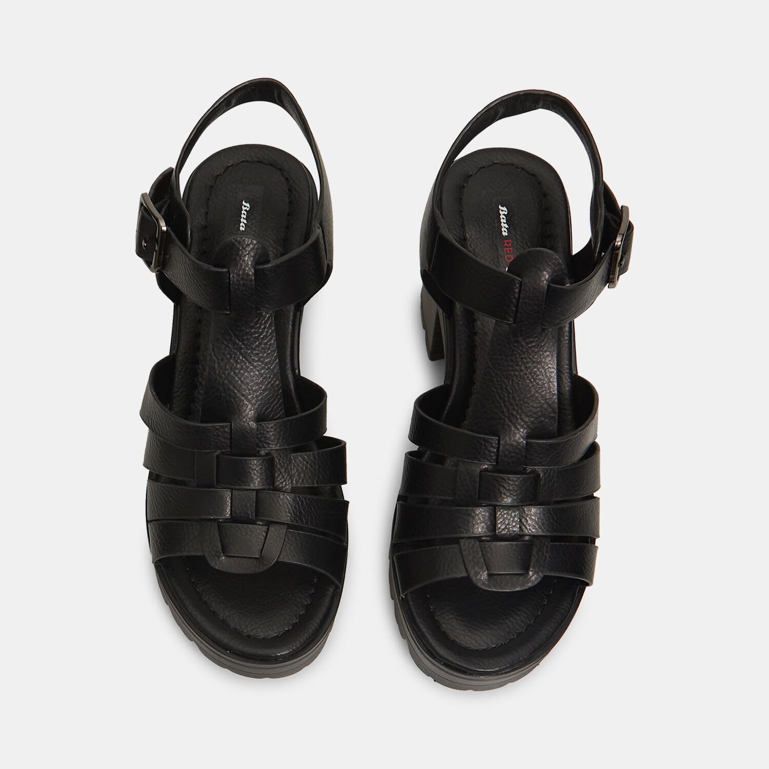 Bata Sandales femme à talon semelle crantée sandales