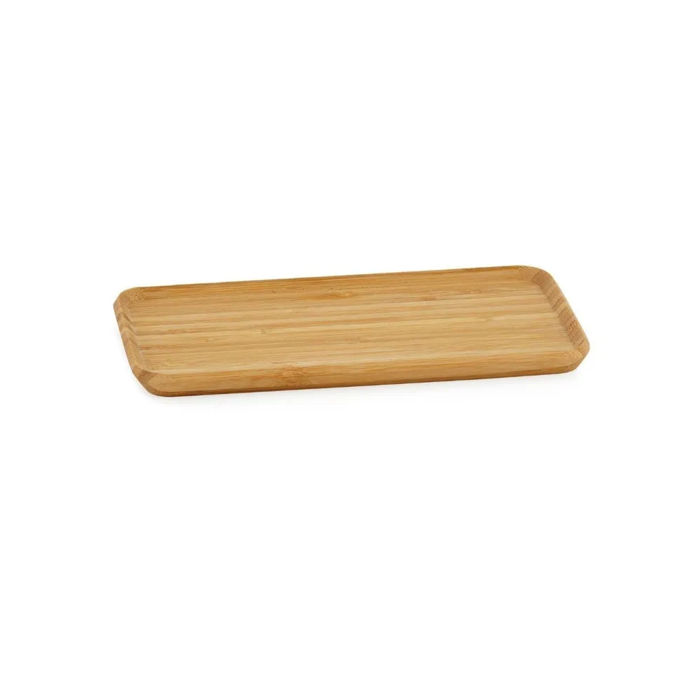 Andrea House Decoración plateau bambou rectangulaire beige 27 cm