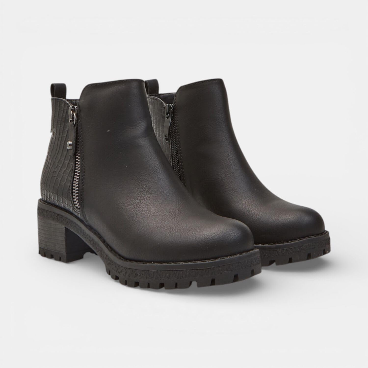 Bata Bottines Fille Simili Cuir 31 EU Zip Python