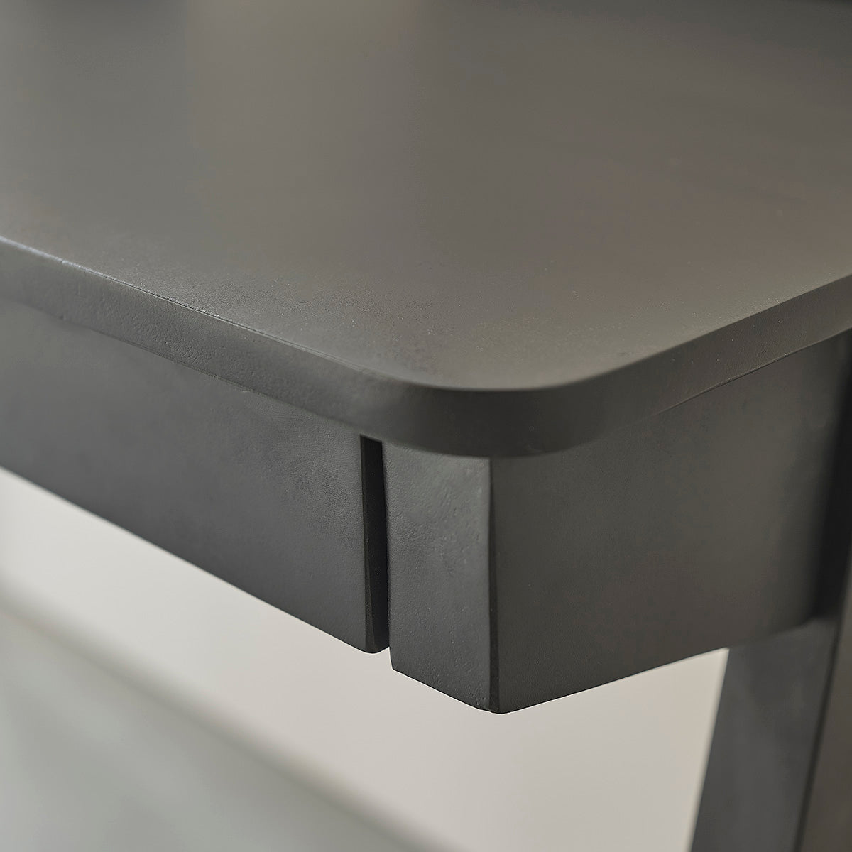 Berah Getah GLASGOW bureau manguier 130 cm noir