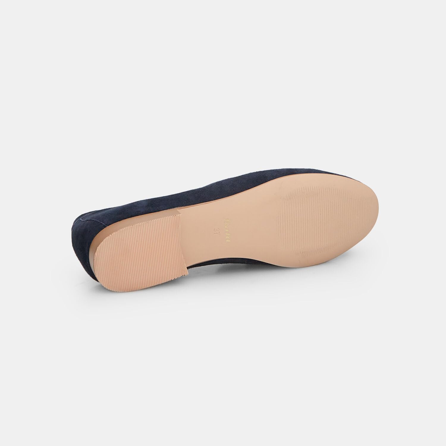 Bata Mocassins Daim Femme Doré Semelle Gomme