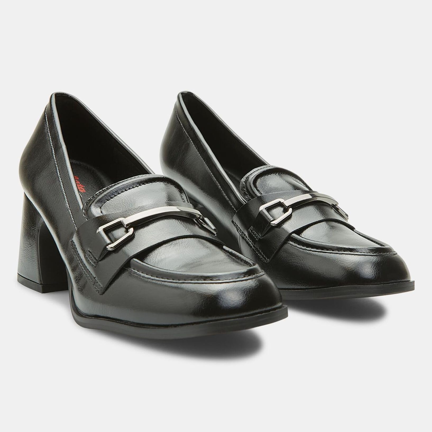 Bata mocassins femme talon urbain confort