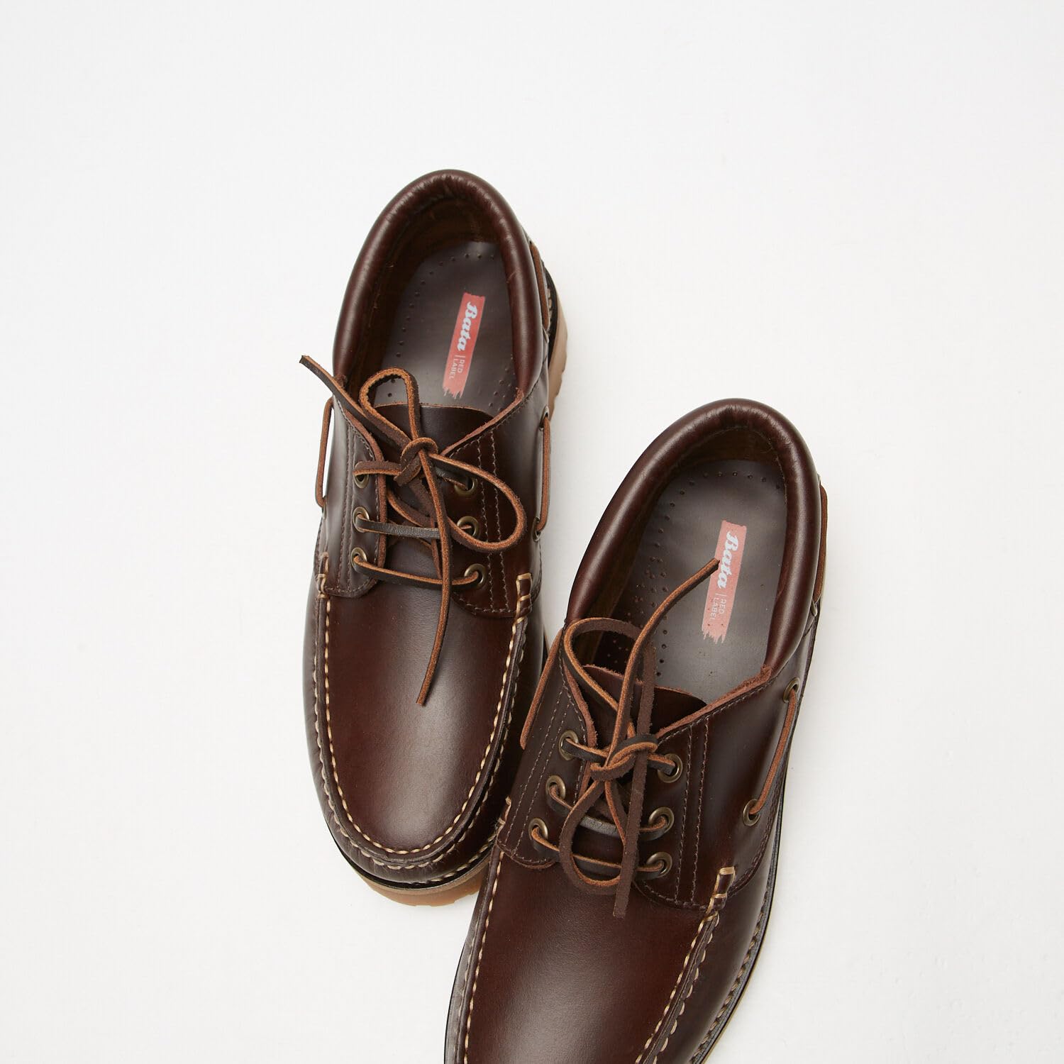 Bata Mocassins homme cuir Weinbrenner élégant