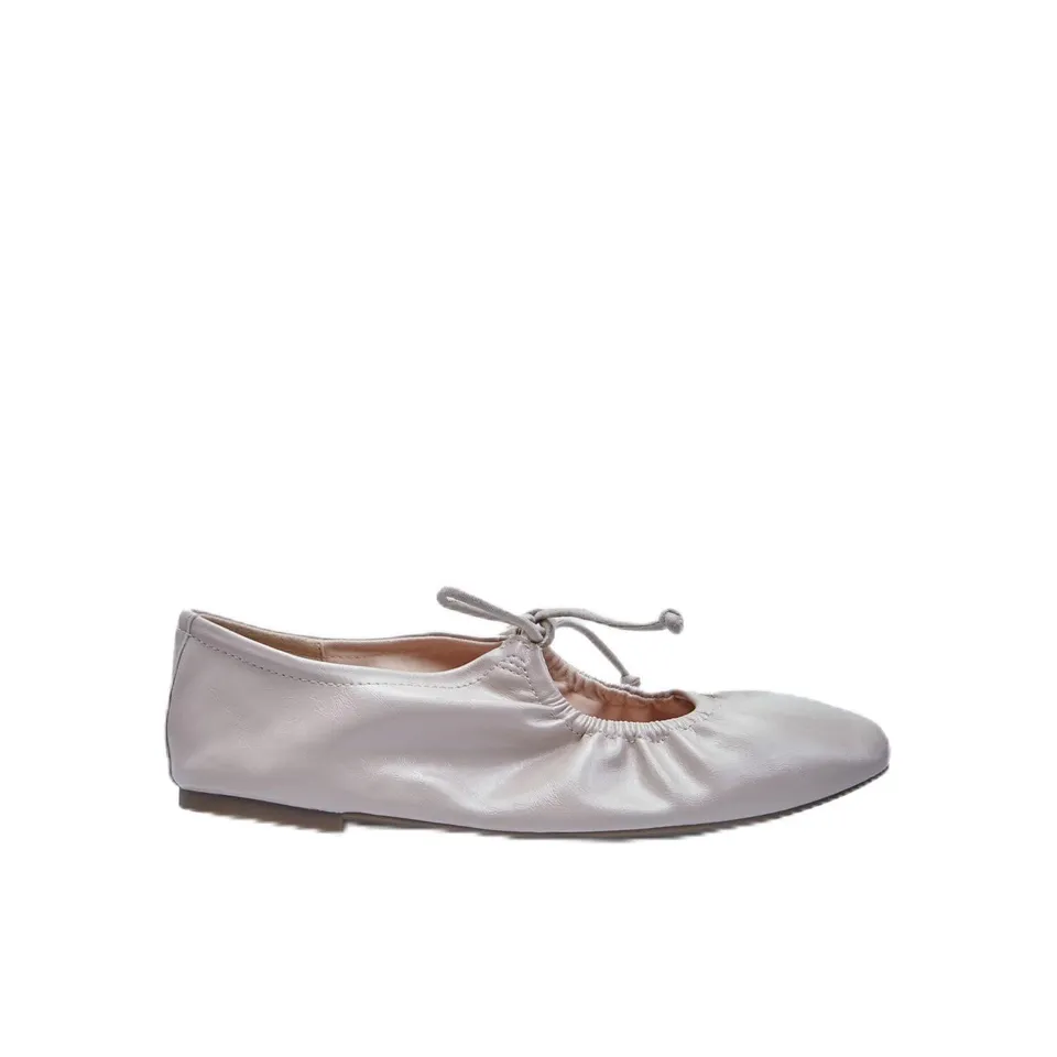 Bata Ballerines froncées nœud beige 36 EU