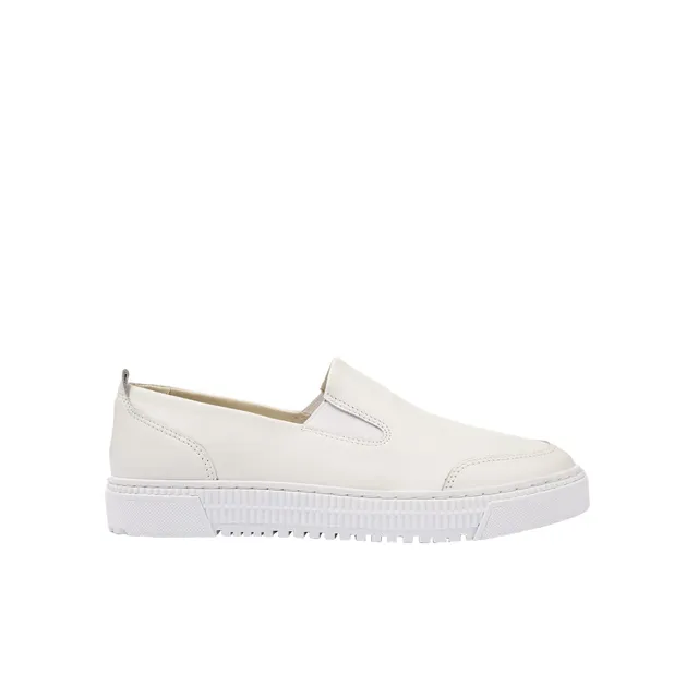 Bata Slip On cuir femme sans lacets confort