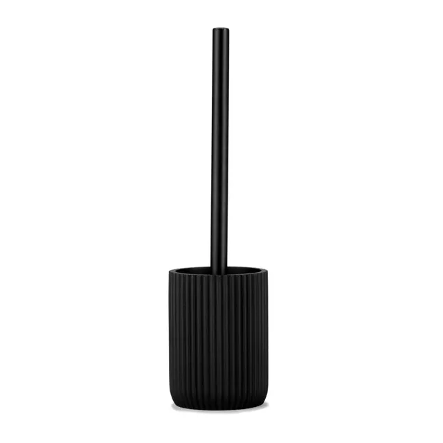 Andrea House Baño brosse WC noire résine nordique