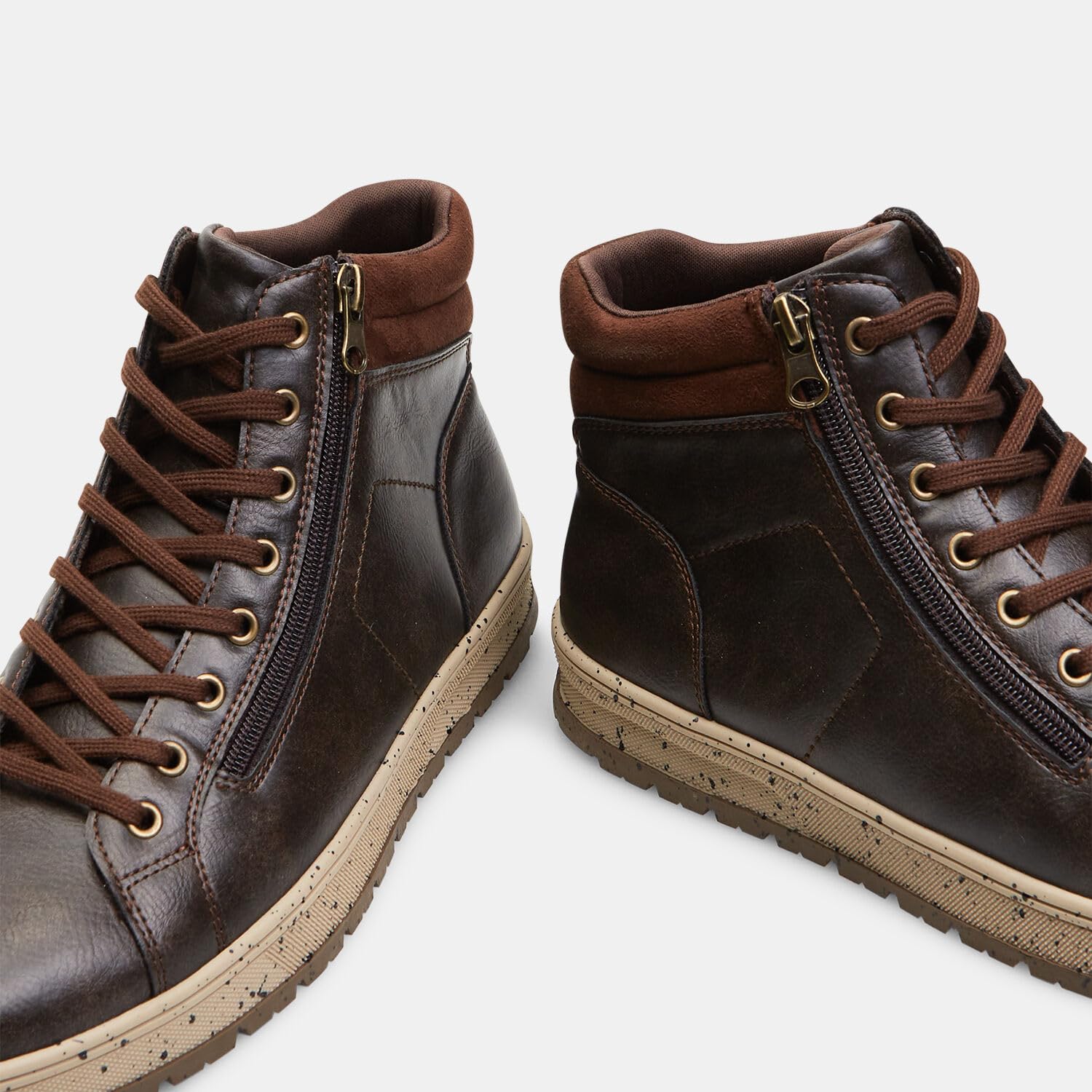 Bata Bottines homme à lacets et zip bottines confort