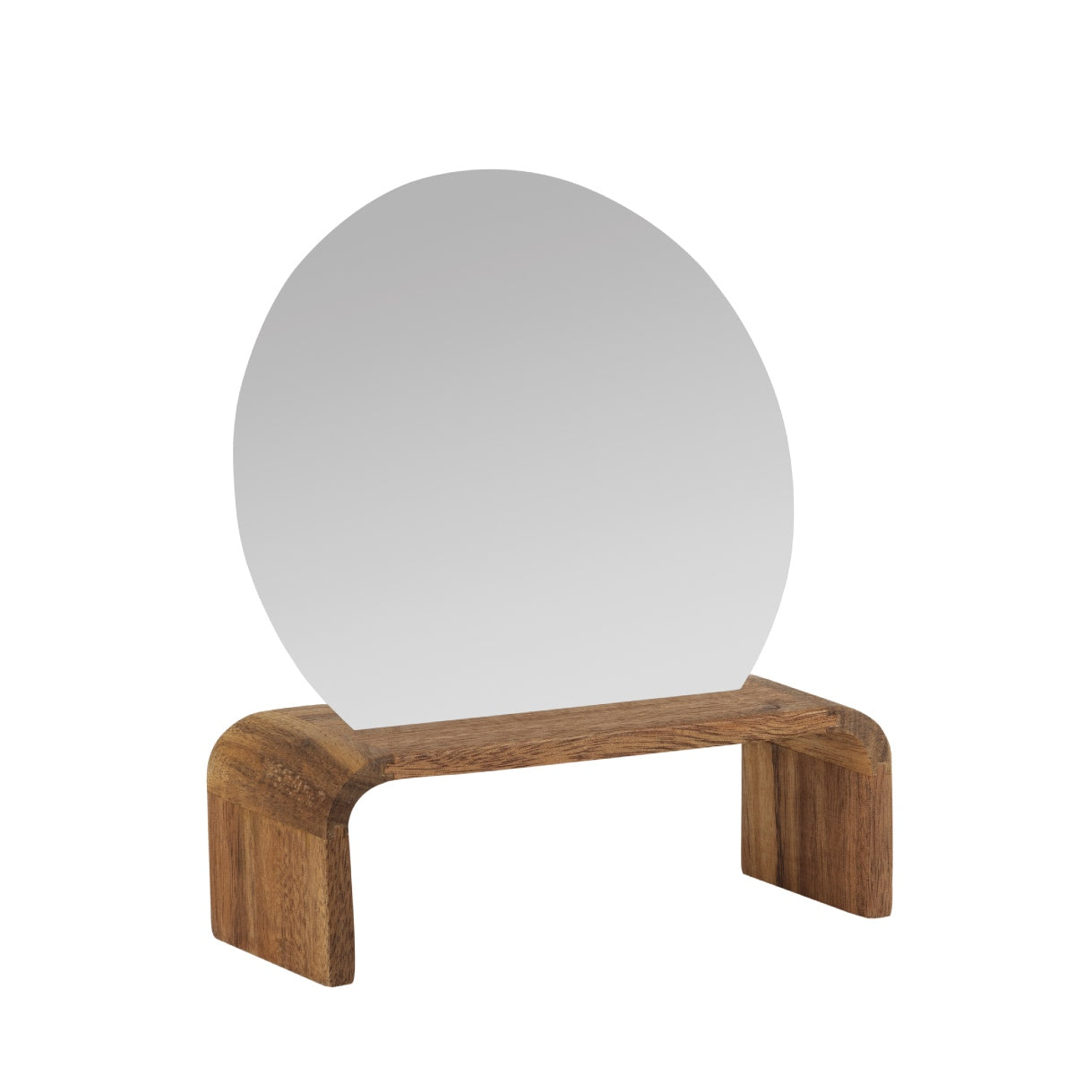 Andrea House miroir bois acacia sur pied bain