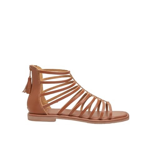 Bata Sandales femme cuir plates confortables