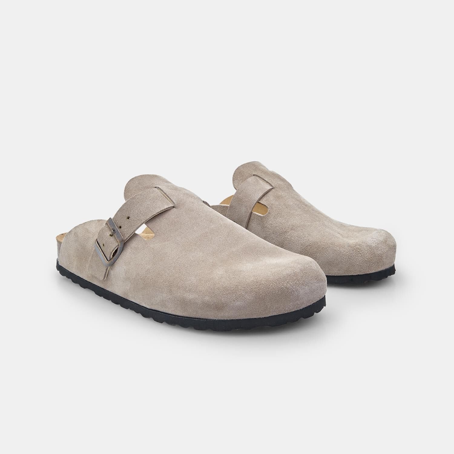 Bata Sandales mules homme suède confortables