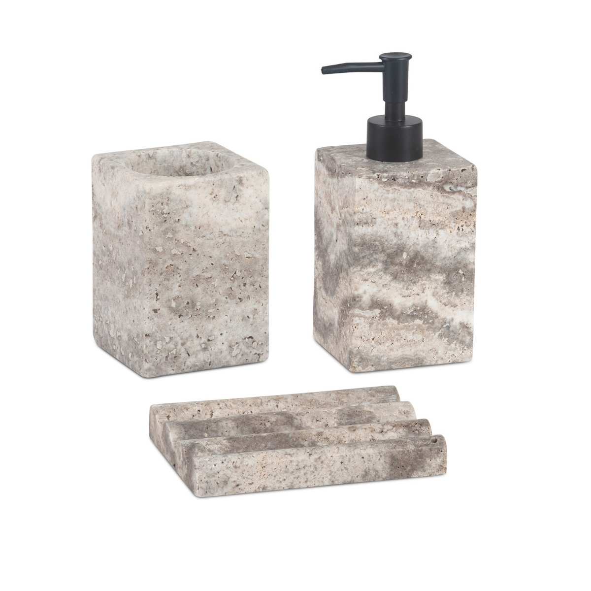 Andrea House porte-savon marbre gris salle de bain