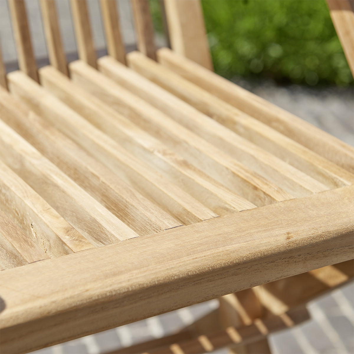 Berah Getah Midland lot 2 fauteuils jardin teck pliant