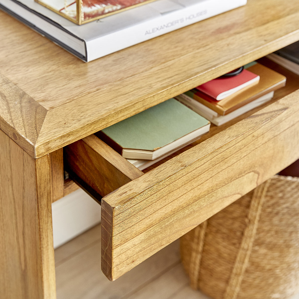 Berah Getah Tilo console mindi 120 cm naturelle
