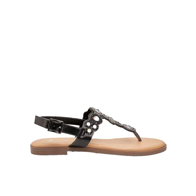 Bata Sandales Femme Bijoux plates élégantes