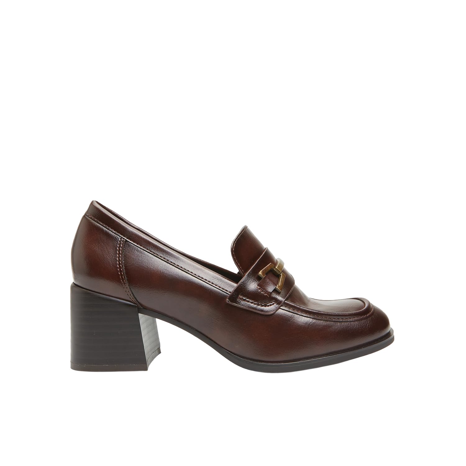 Bata Mocassins à talon femme mocassins confort ville