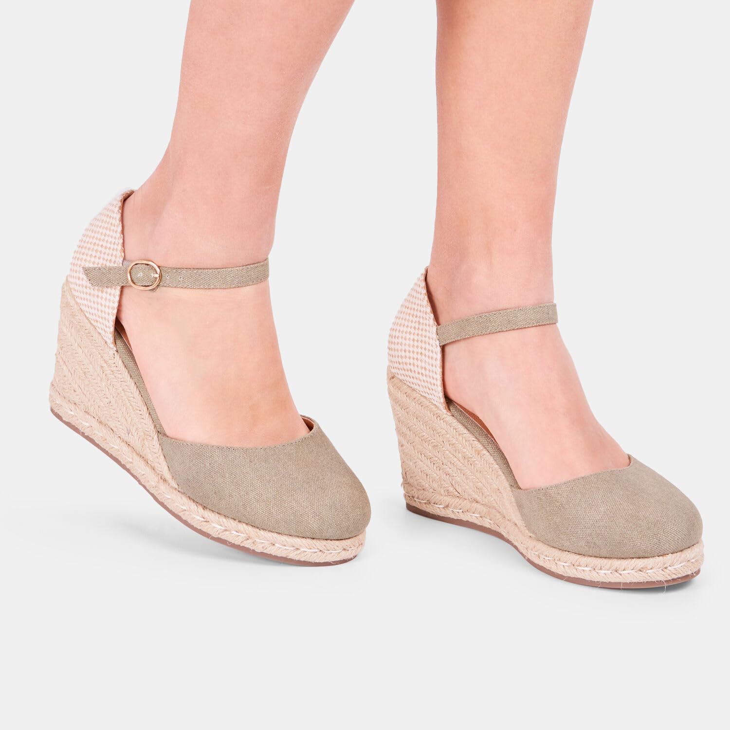 Bata Espadrilles Femme Compensees 8 cm Confortables