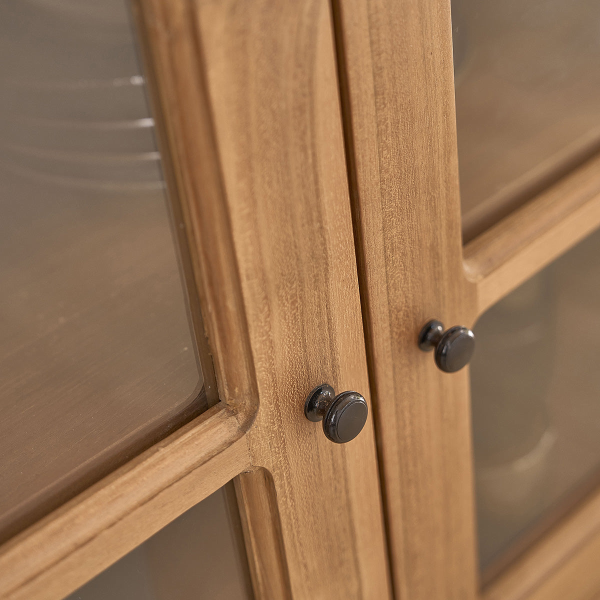 Berah Getah Domaine buffet teck 160 cm portes vitrées