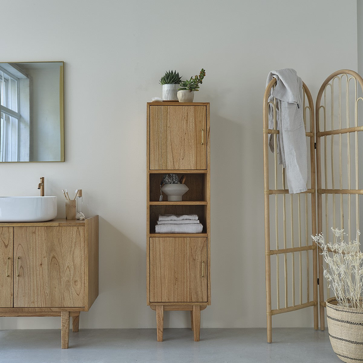 Berah Getah Fifties colonne salle de bain mindi 150 cm vintage