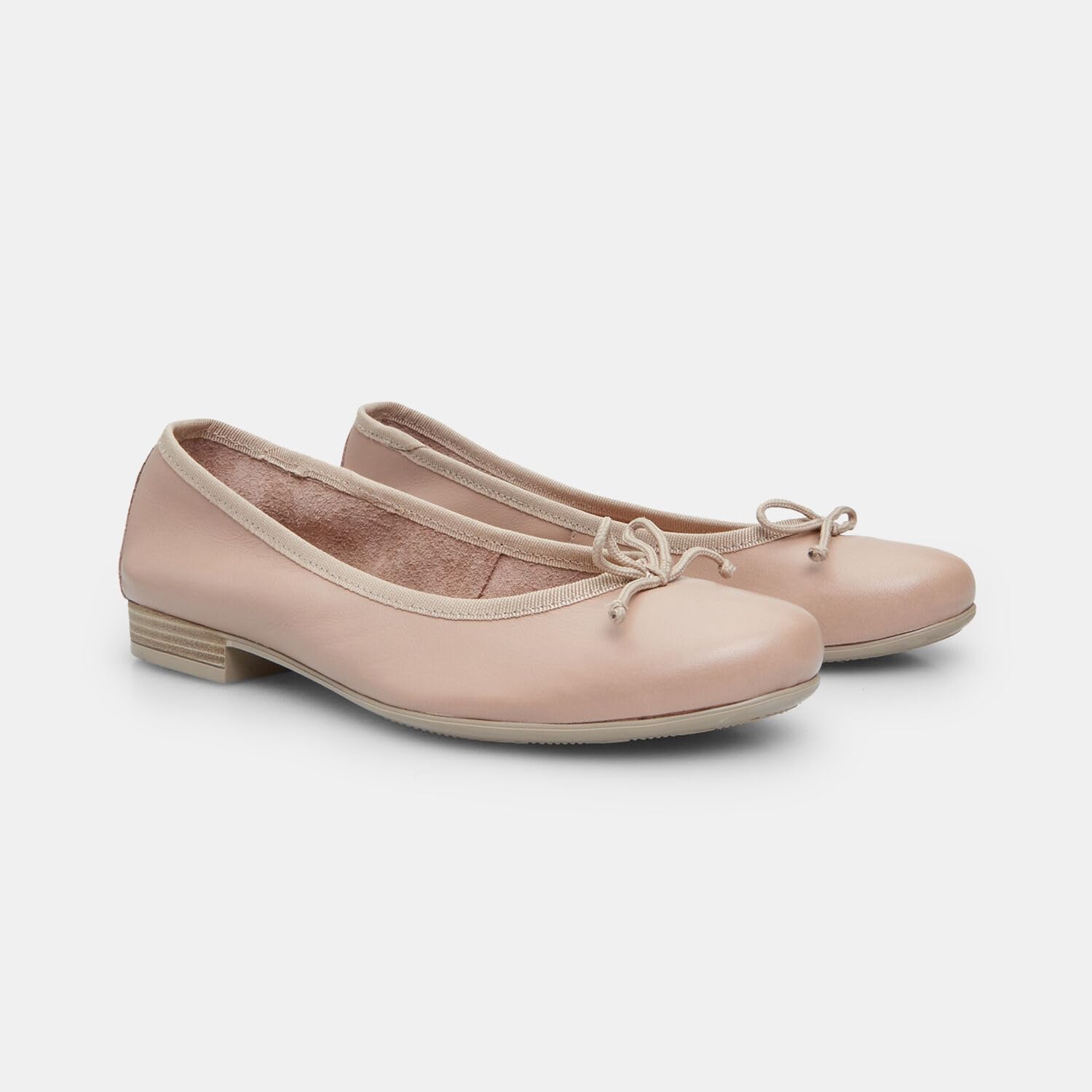 Bata Ballerines Femme Cuir Bout Rond Nœud