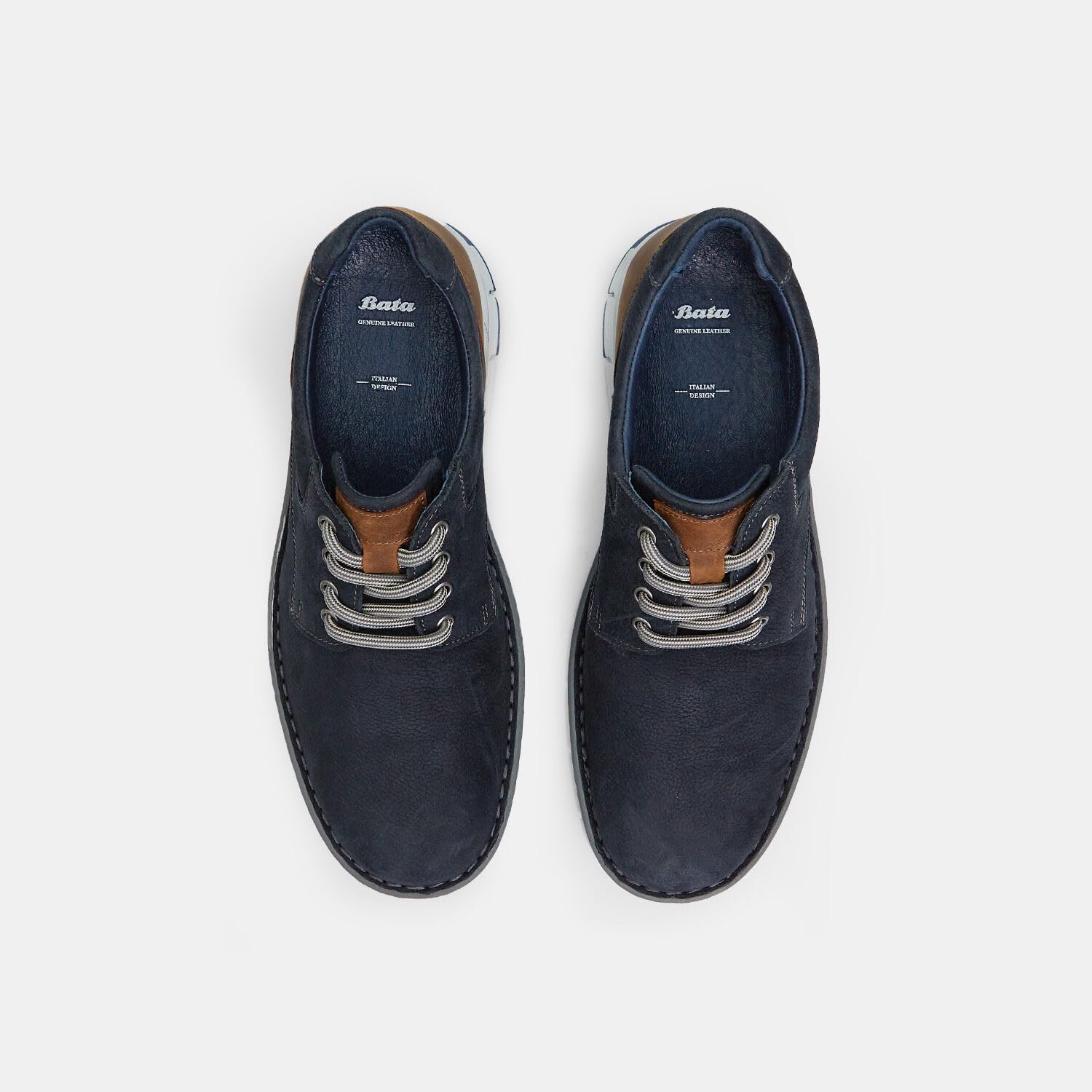 Bata Chaussures lacets homme nubuck ville confort