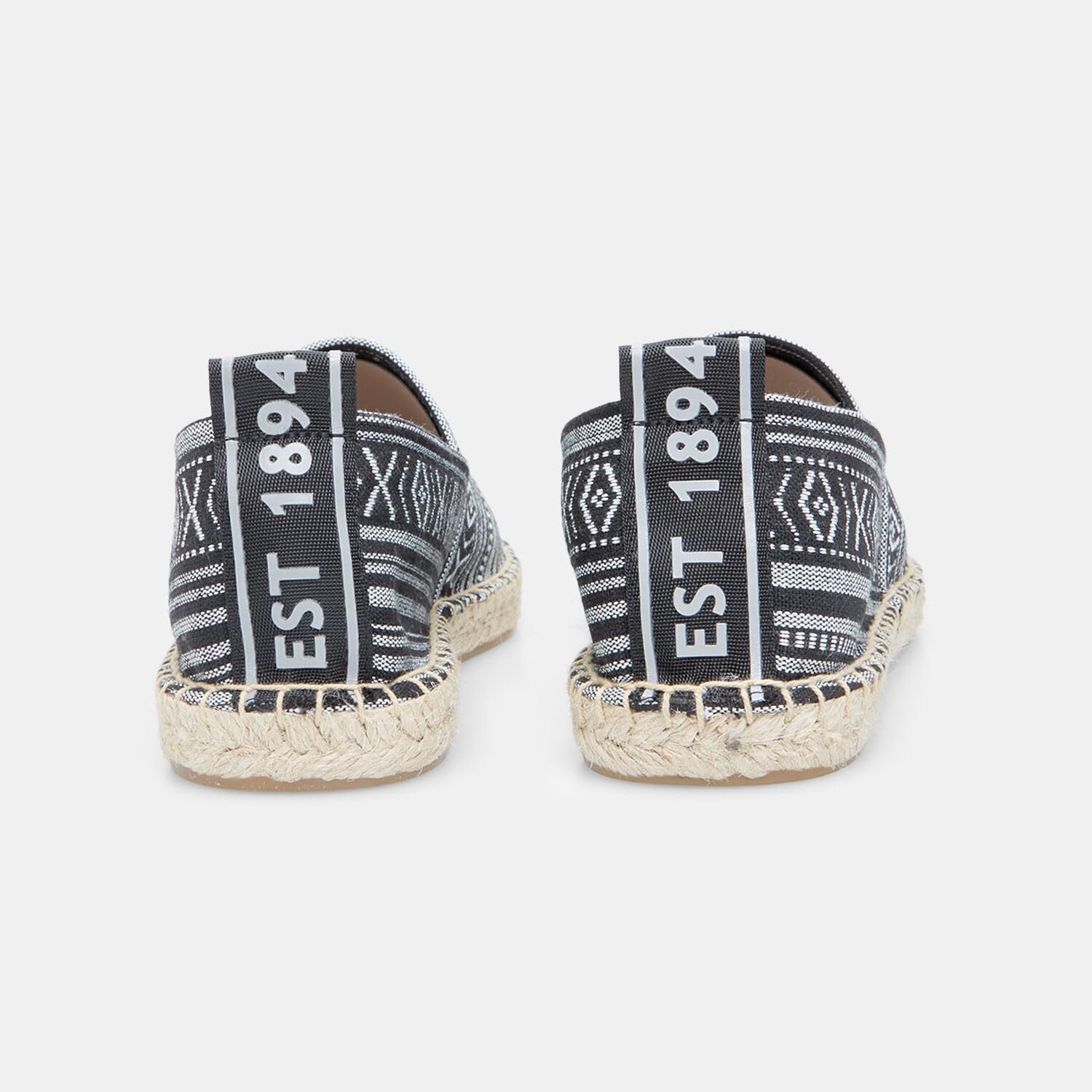 Bata Espadrilles Homme Toile Marron Motifs