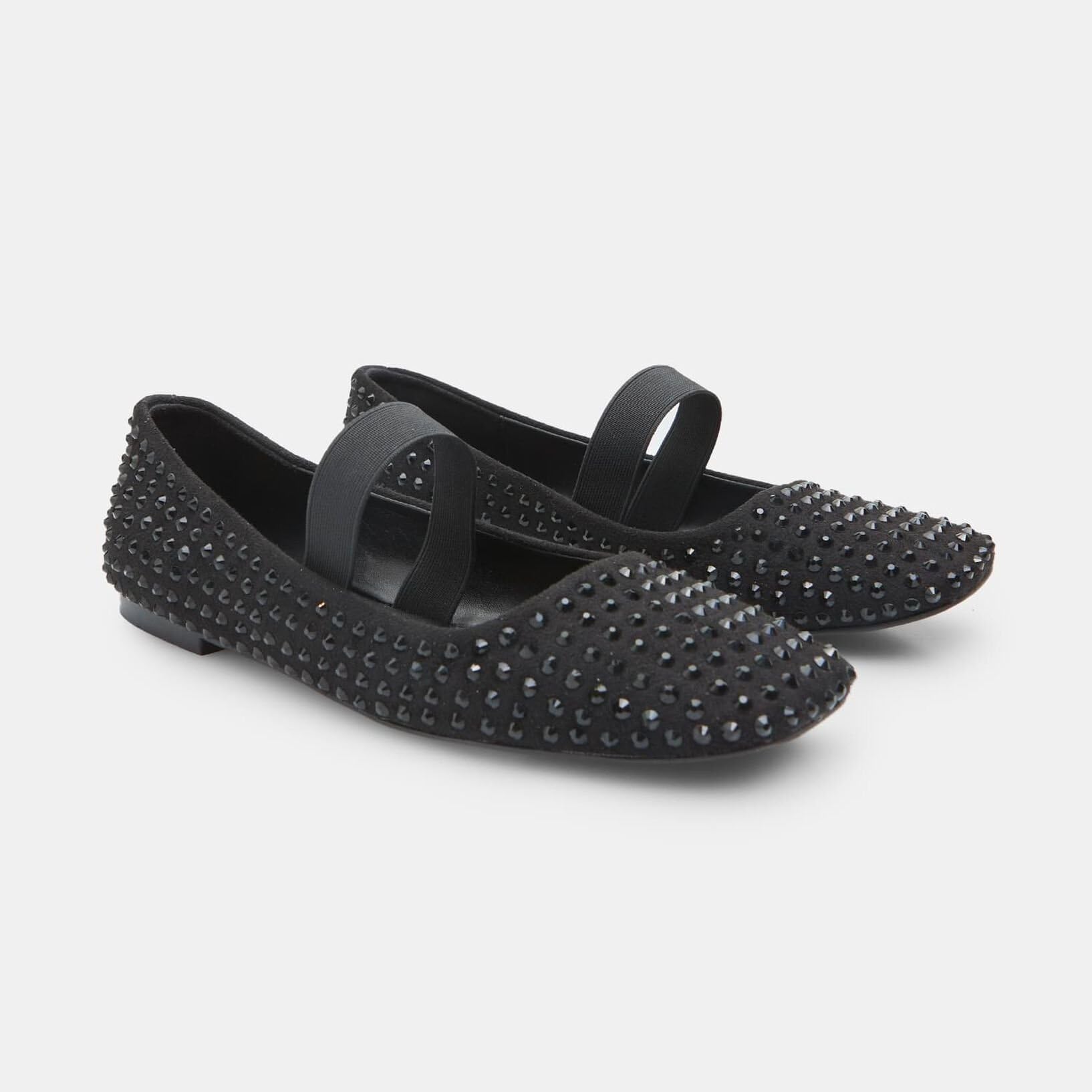 Bata Ballerines Mary Jane strass tissu femme