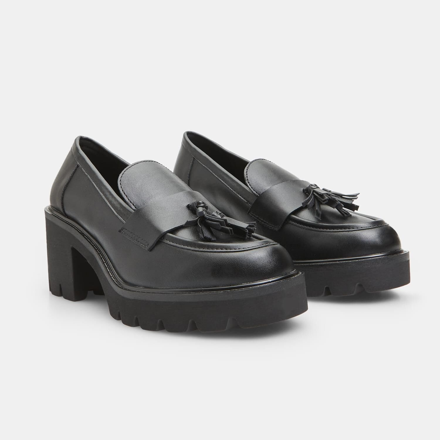 Bata mocassins femme à talon confort ville