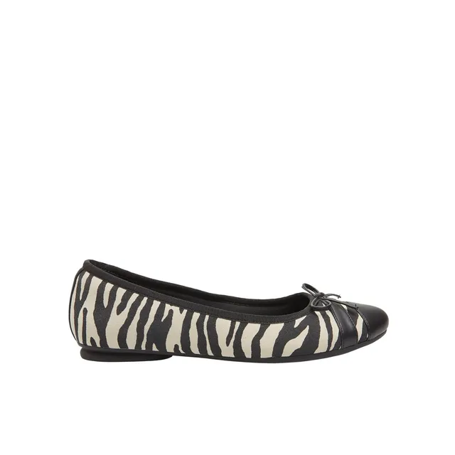 Bata Ballerines femme blanc tissu à nœud