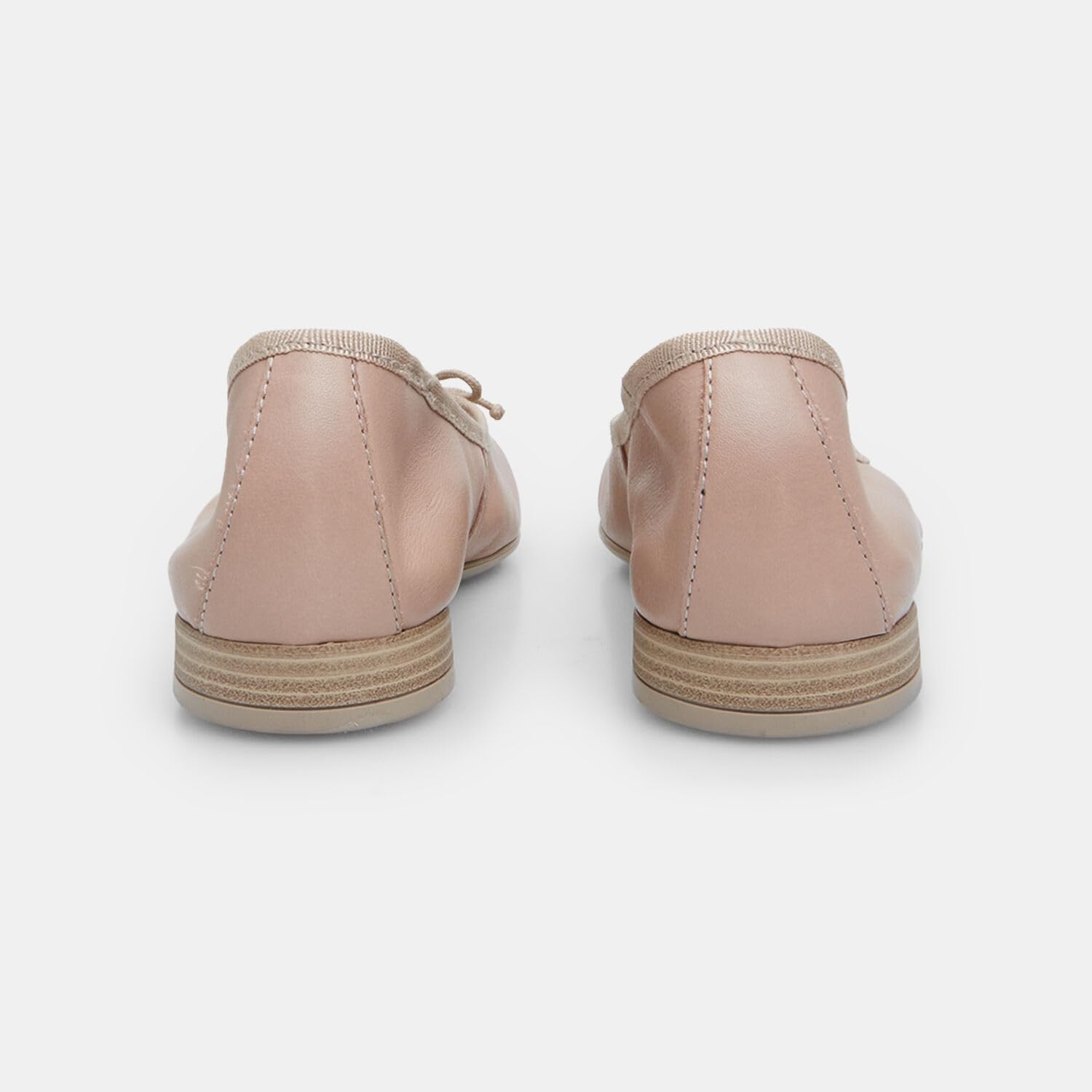 Bata Ballerines Femme Cuir Bout Rond Nœud