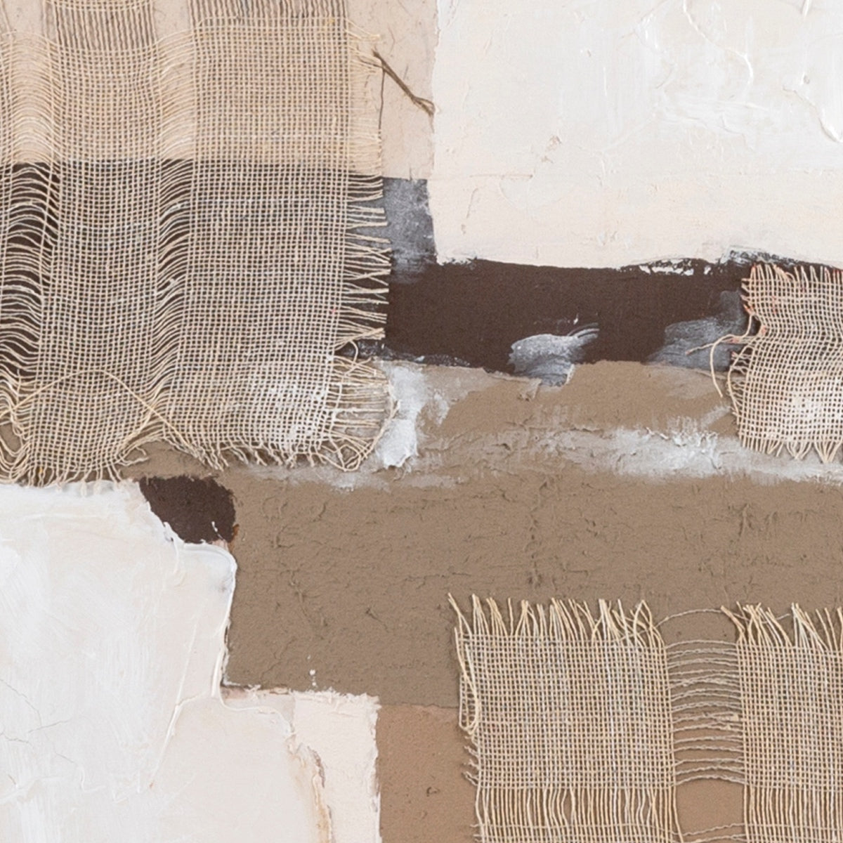 Andrea House Barbados tableau abstrait neutre 80x100 cm