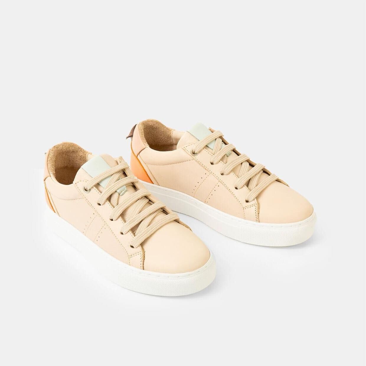 Bata sneakers cuir femme baskets loisirs confort