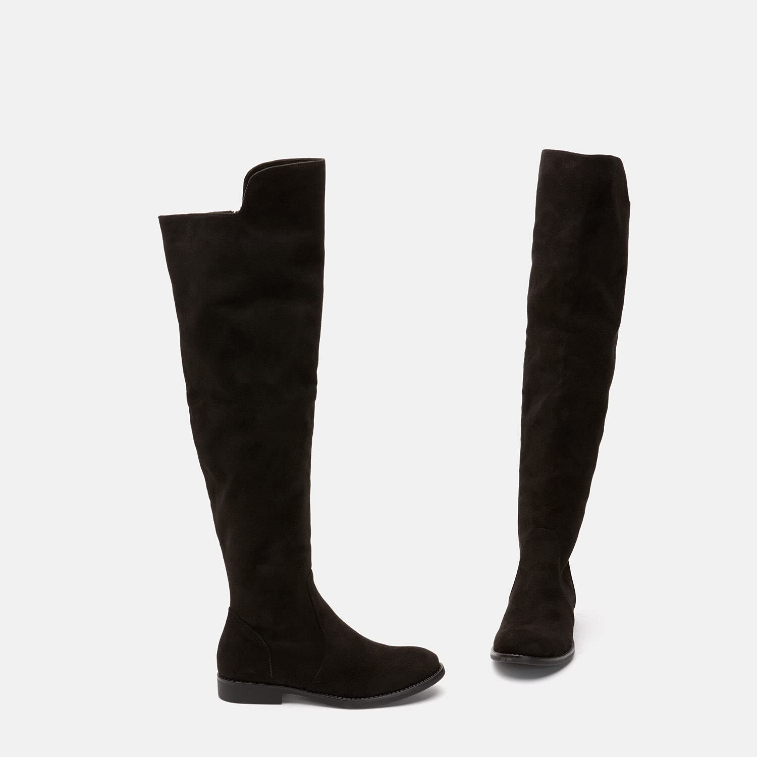 Bata Bottes Cuissardes en daim femme