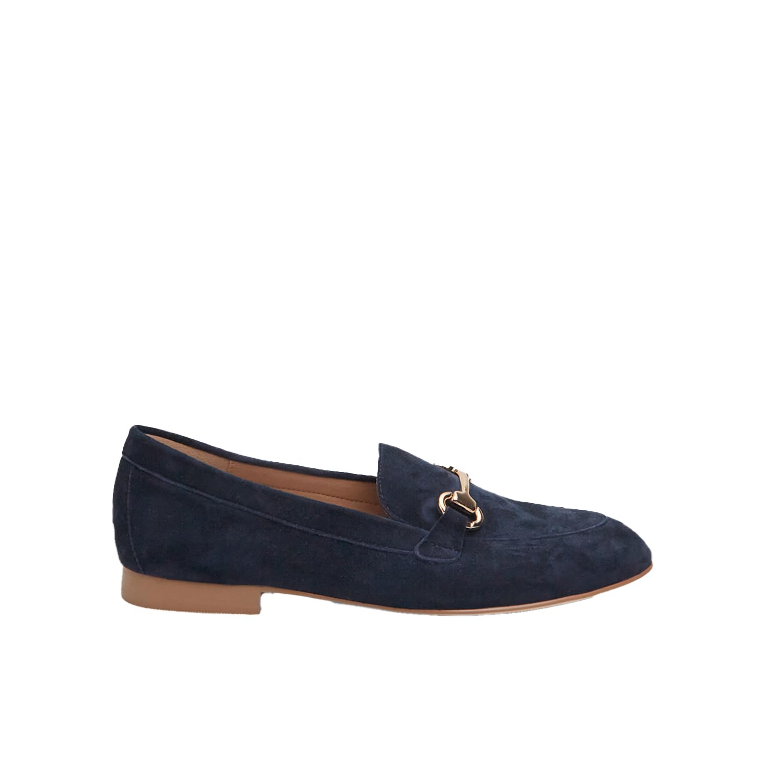 Bata Mocassins Daim Femme Doré Semelle Gomme