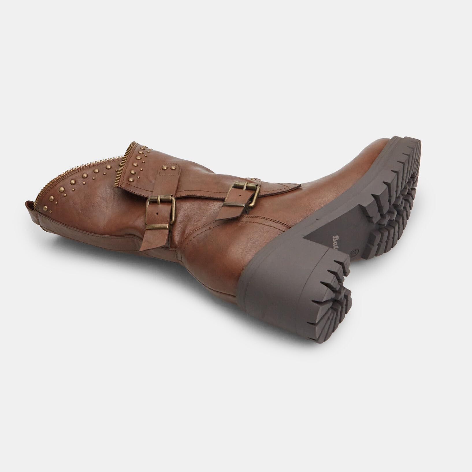 Bata Bottes motard femme à talon hiver confort