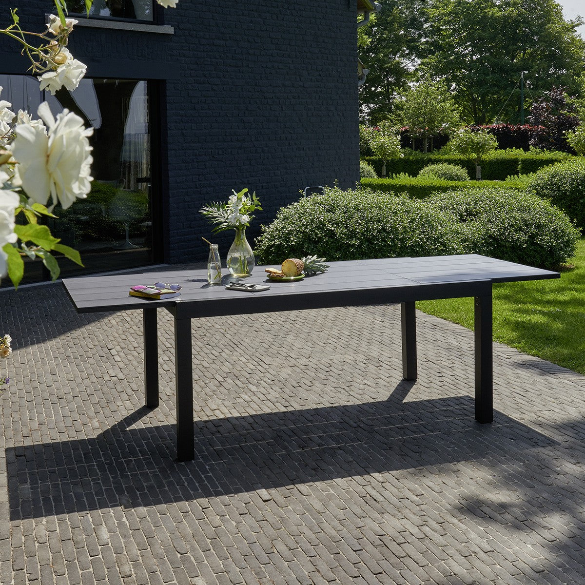 Berah Getah Balistar table de jardin extensible 6/10 alu